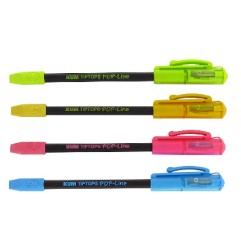 1 - KUM Conf.34 pz Matita TIP-TOP POP con Temperino e Salvapunta 3470224