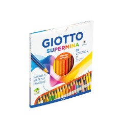 1 - FILA Pastelli Giotto supermina colori assortiti 18 pz 2363