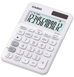 1 - CALCOLO CASIO MS-20UC BIANCO 12C. TAVOLO