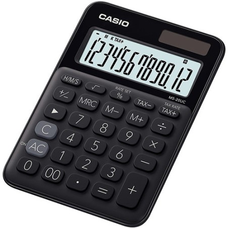 1 - CALCOLO CASIO MS-20UC NERO 12C. TAVOLO