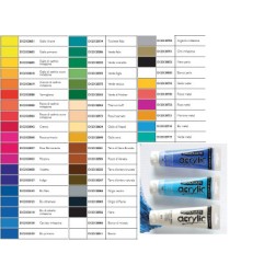 1 - CANSON DALER ROWNEY Tempera ACRYL Colori Acrilici GRADUATE 120 mL Terra D'ombra Bruciata D123120225