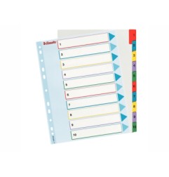1 - ESSELTE Rubrica mylar A4 1/10 con indice riscrivibile 100208