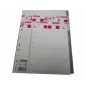 Esselte divisori rubrica A4 1/6 PLP con tasti grigi 698640