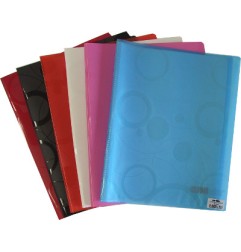 1 - Portalistino copertina morbida A4 10 bustine colori assortiti Unistar