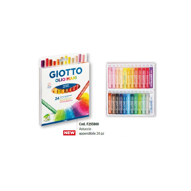 PASTELLI OLIO MAXI GIOTTO -24pz 2938