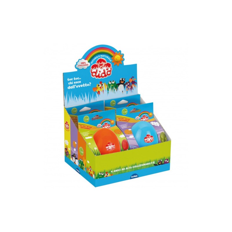 Didò Tic Toc Ovetto 4 pezzi pasta modellabile 360500