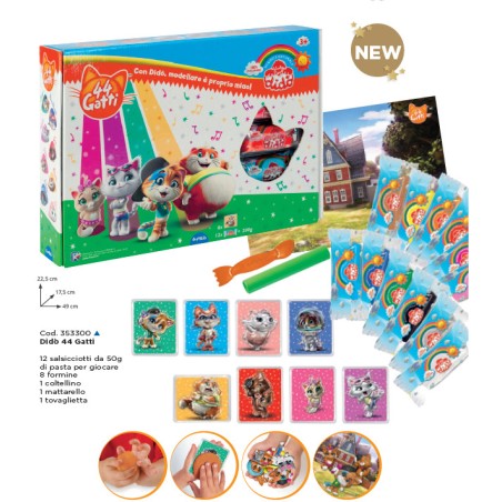 Didò Modella I 44 Gatti pasta modellabile 600 g F353300