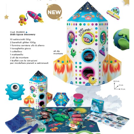 1 - Pasta da modellare Dido' Space Discovery Fila 3529