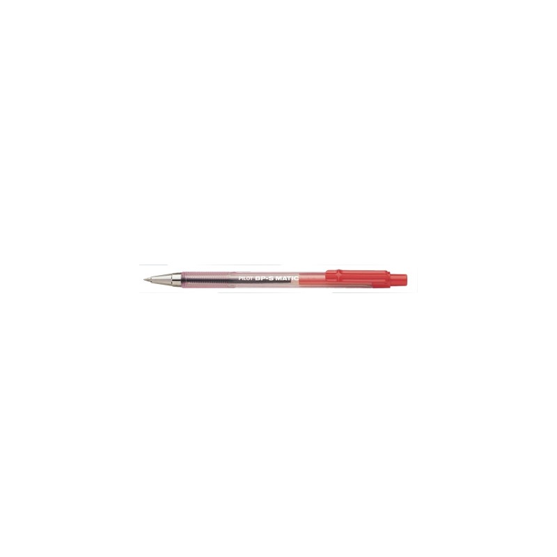 PILOT Penna a sfera a scatto BP-S Matic 1627 di Colore Rosso 001627