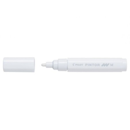 1 - PILOT Pennarello Marker Pintor medio colore bianco 002369