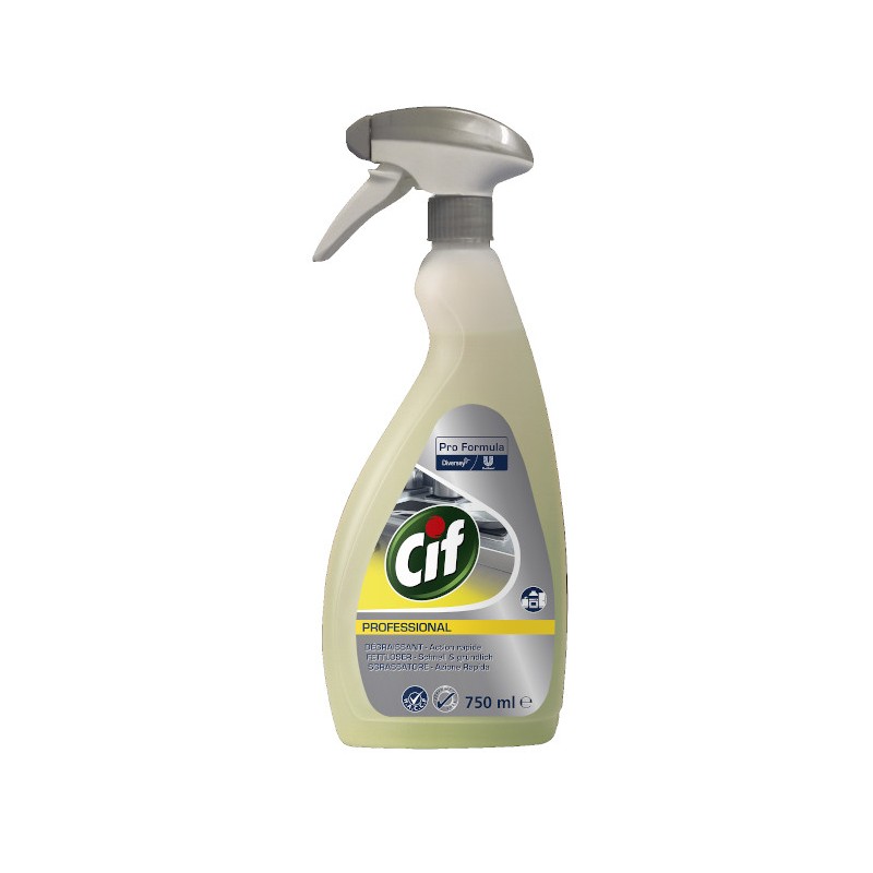 DETERGENTE CIF SGRASSATORE 750ml 7517912 Detergente sgrassante per cucina, sicuro su alluminio