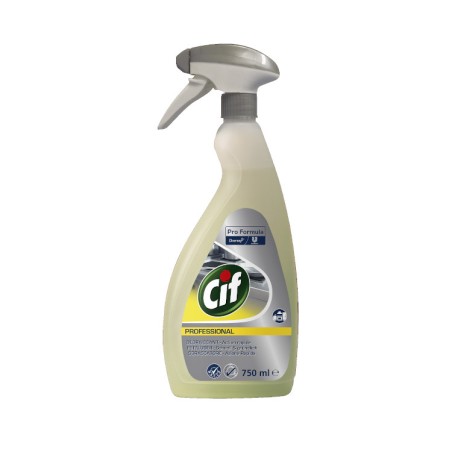 1 - DETERGENTE CIF SGRASSATORE 750ml 7517912 Detergente sgrassante per cucina, sicuro su alluminio