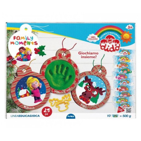 Didò Family Moments pasta modellabile 500 g con formine Natale F361900