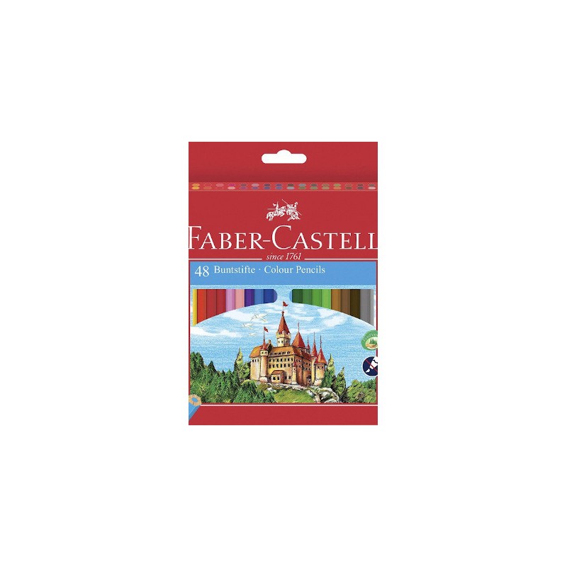 48 pz Pastelli Faber Il Castello colori assortiti 120148