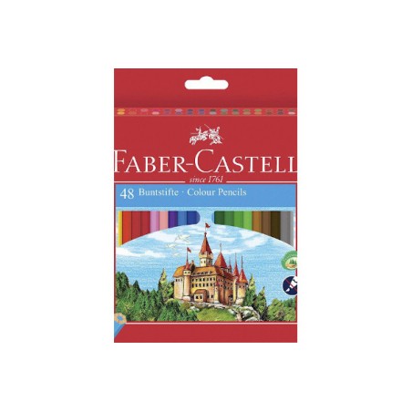 1 - 48 pz Pastelli Faber Il Castello colori assortiti 120148