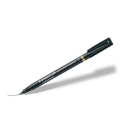 1 - STAEDTLER 10 pz Penna indelebile Lumocolor fine special 319 nero
