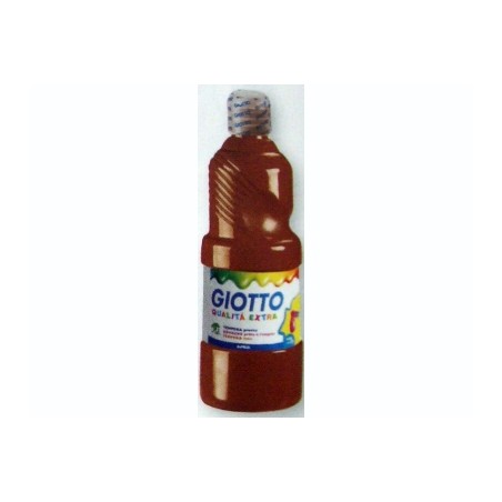 1 - FILA Tempera Pronta GIOTTO Flacone da 500 mL Marrone 5328