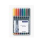 STAEDTLER Penna Lumocolor permanente punta fine 318 8 colori