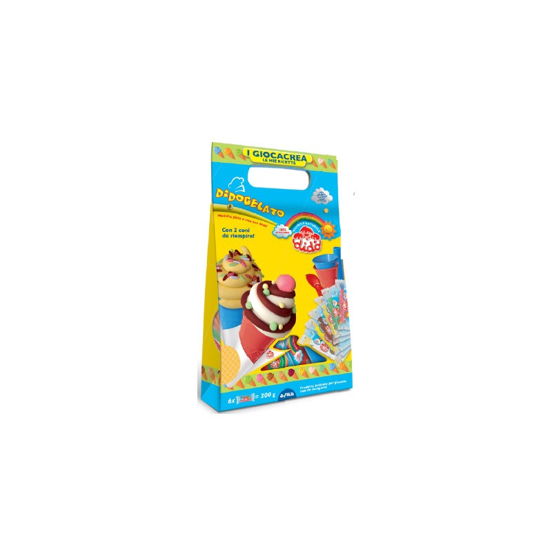Didò Giocacrea Le Mie Ricette Gelato pasta modellabile 6 salsicciotti 345900