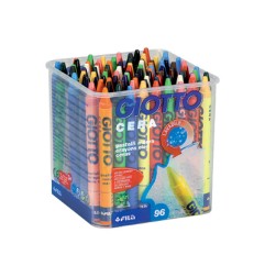 1 - FILA 96 pz Pastelli a cera Giotto colori assortiti 5236