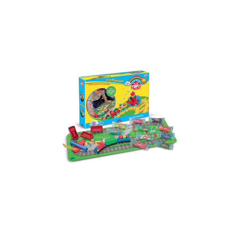 Didò Treno Ciuf Ciuf kit pasta modellabile 10 salsicciotti 350900