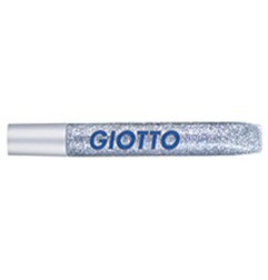 1 - FILA 20 PEZZI GLITTER GLUE GIOTTO 10,5ML. ARGENTO  5438