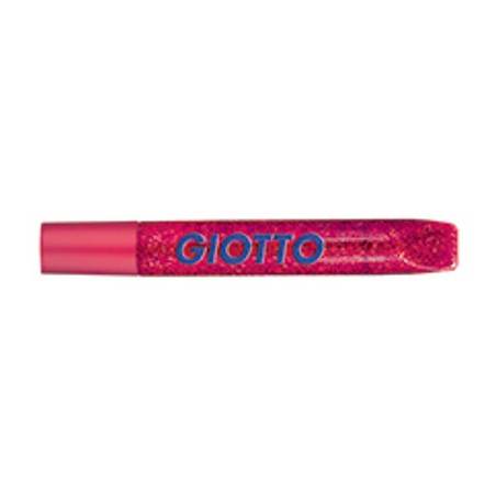 1 - FILA 20 PEZZI GLITTER GLUE GIOTTO 10,5ML. ROSSO  5439