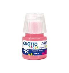 1 - FILA Colori a Tempera GIOTTO Decor Acrilici 25 mL Rosa Pesca 538106