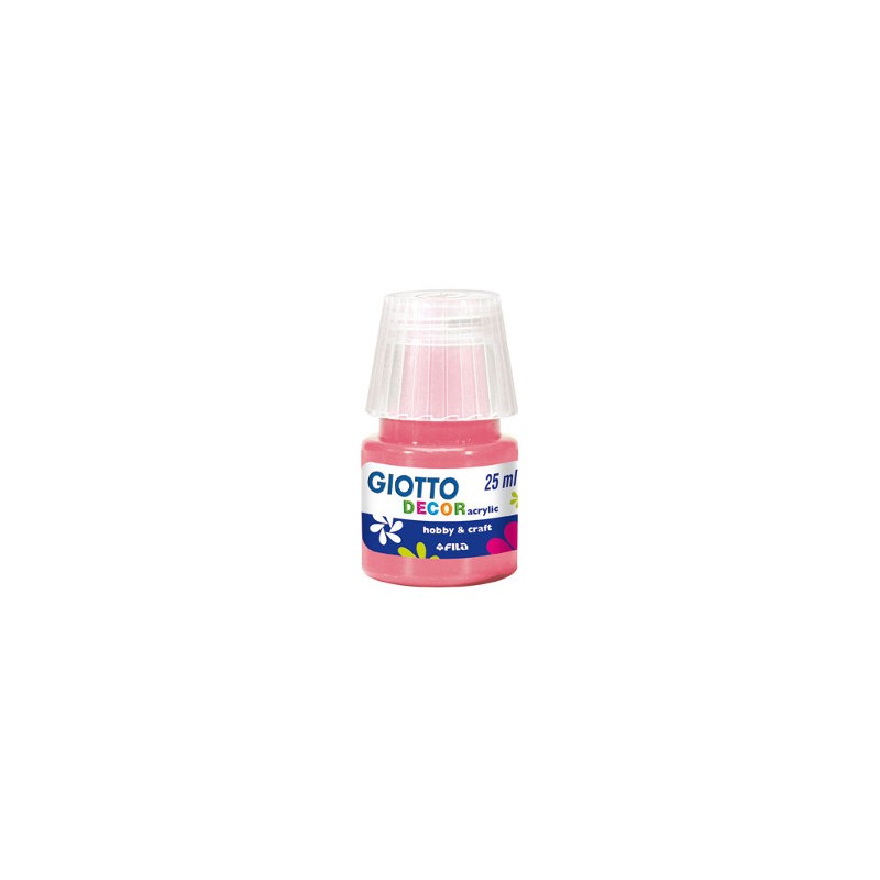 FILA Colori a Tempera GIOTTO Decor Acrilici 25 mL Rosa Pesca 538106