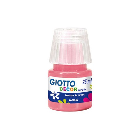 FILA Colori a Tempera GIOTTO Decor Acrilici 25 mL Rosa Pesca 538106