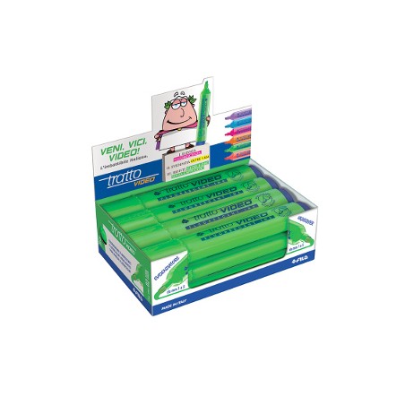 FILA Evidenziatore Fluo Tratto Video Verde 12 Pezzi 830202
