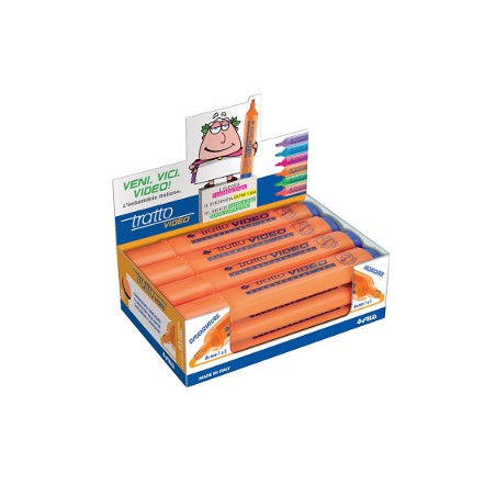 FILA Evidenziatore Fluo Tratto Video Arancione 12 Pezzi 830203