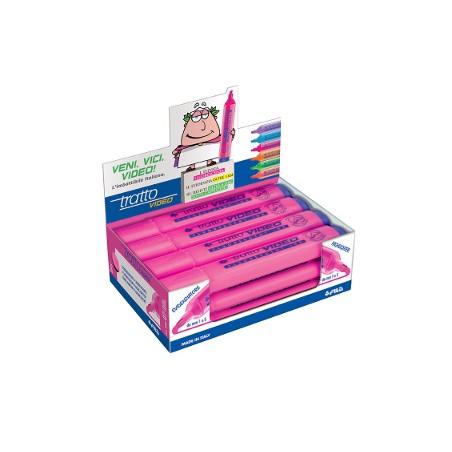 FILA Evidenziatore Fluo Tratto Video Rosa 12 Pezzi 830207