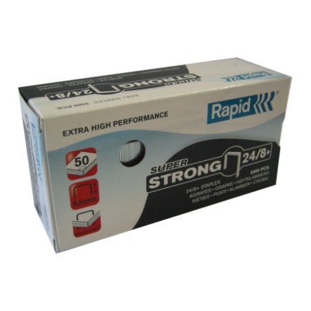 1 - 5000 pezzi Punti Rapid-Se 24/8+ Super Strong 24860100