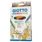 Giotto Stilnovo Maxi matite colorate triangolari mina 4,3 mm 12 pz 225900