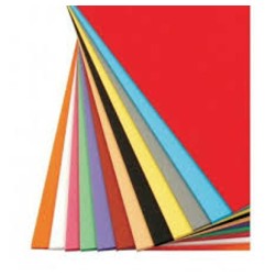 1 - FABRIANO  120 fogli cartoncino Elle Erre assortiti 70x100 40471100