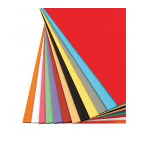 1 - FABRIANO  120 fogli cartoncino Elle Erre assortiti 70x100 40471100