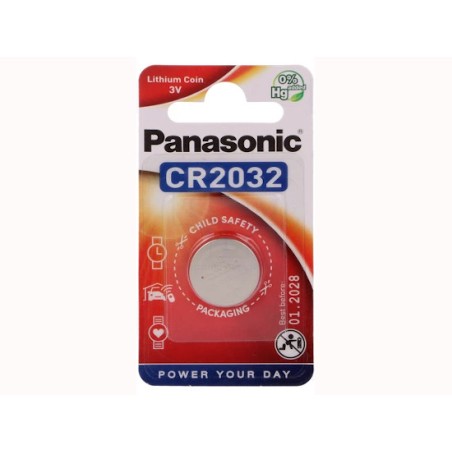 1 - PANASONIC BATTERIA LITIO 3V CR2032 -BL 1PZ