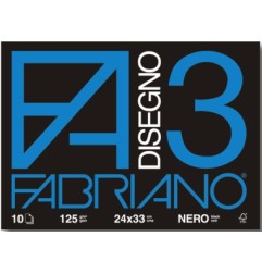 1 - Album da disegno Fabriano F3 24x33 ruvido a punti metallici 04001017