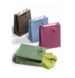 1 - SHOPPER NIJI 13X36X10 RIGHE KRAFT -20PZ 4335