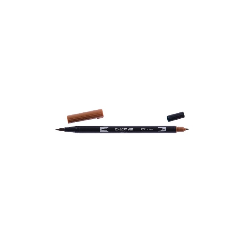 PENNARELLI TOMBOW ABT DUAL BRUSH 6PZ PABT-977 MARRONE SELLA