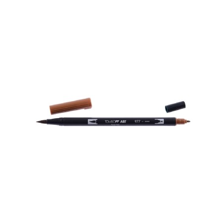 PENNARELLI TOMBOW ABT DUAL BRUSH 6PZ PABT-977 MARRONE SELLA