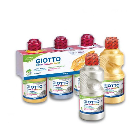 1 - FILA Colore Tempera Pronta GIOTTO Metal 250 mL ORO 531401