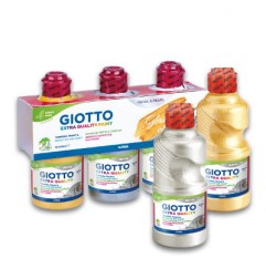 1 - FILA Colore Tempera Pronta GIOTTO Metal 250 mL Argento 531402