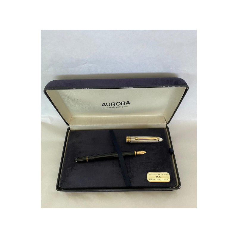 AURORA Penna Stilografica 814 Gioiello in Argento