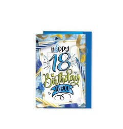 1 - BIGLIETTI 18 AZZURRO, ORI E RILIEVI -6pz NU.6764