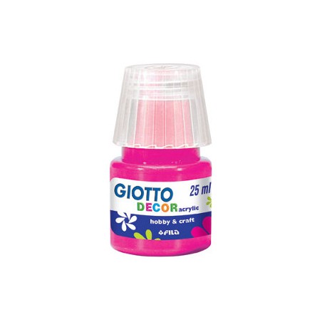 1 - FILA Colori a Tempera GIOTTO Decor Acrilici 25 mL Magenta 538110