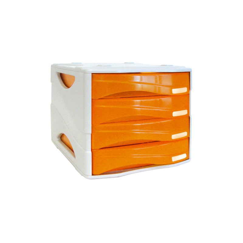 ARDA Cassettiera Smile 4 cassetti arancione CM. 5 TR15P4PAR
