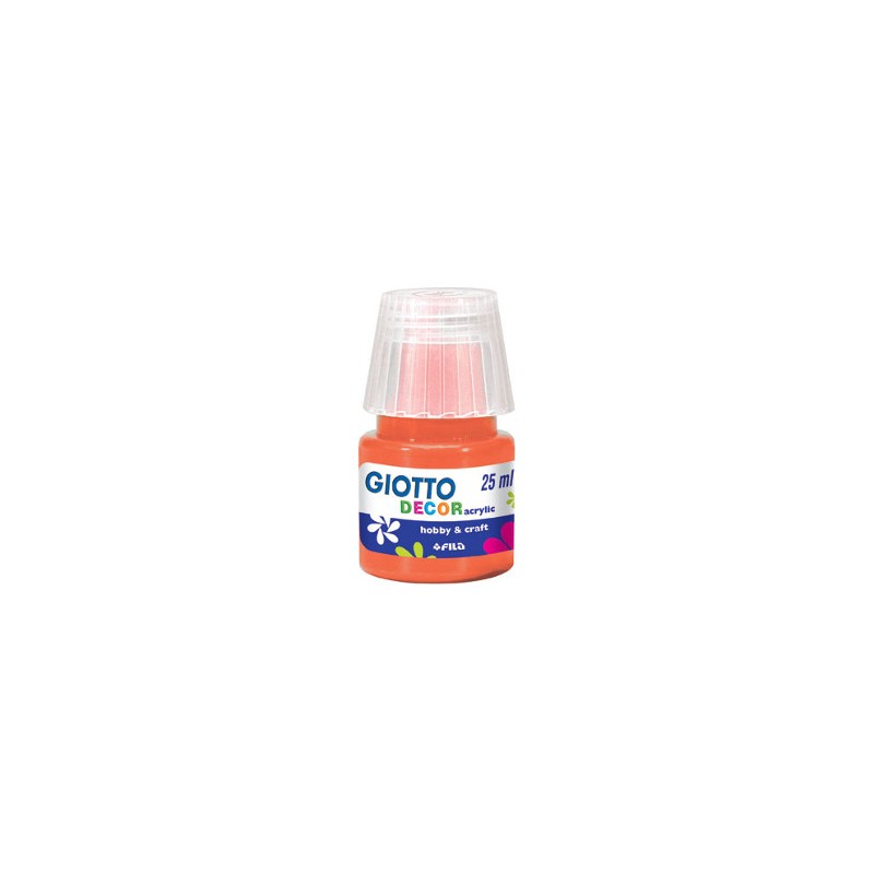 FILA Colori a Tempera GIOTTO Decor Acrilici 25 mL Arancio 538105
