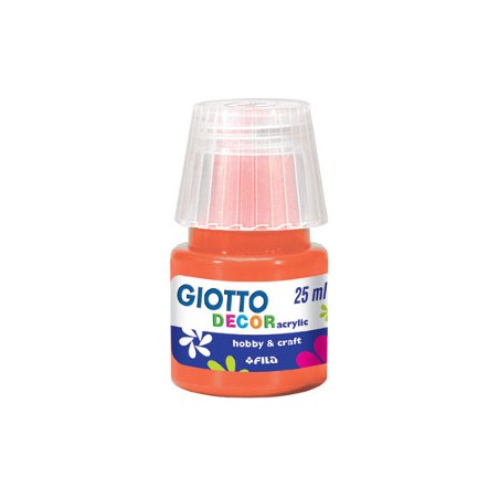 FILA Colori a Tempera GIOTTO Decor Acrilici 25 mL Arancio 538105